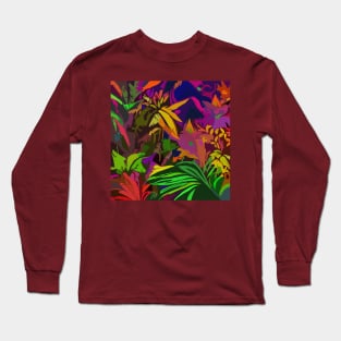 Tropical Leaf Long Sleeve T-Shirt